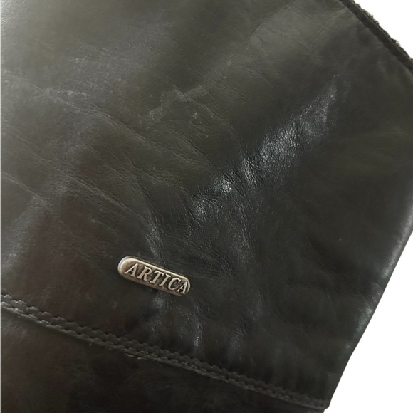 ARTICA side 7 moto square toed lightly lined winter boots in excellent condition - Picture 6 of 15